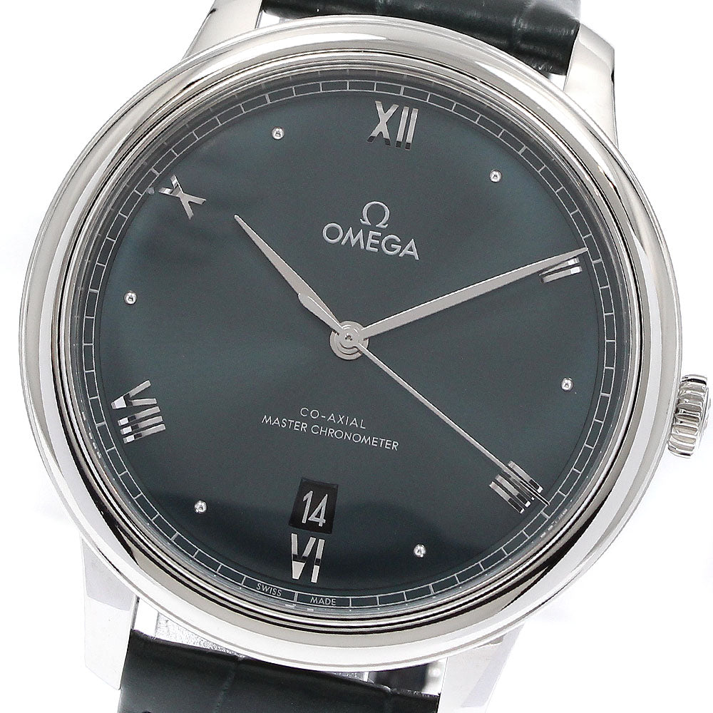 OMEGA 434.13.40.20.10.001 De Ville Prestige Date Automatic Men's Watch Excellent Condition with Box and Warranty Card
