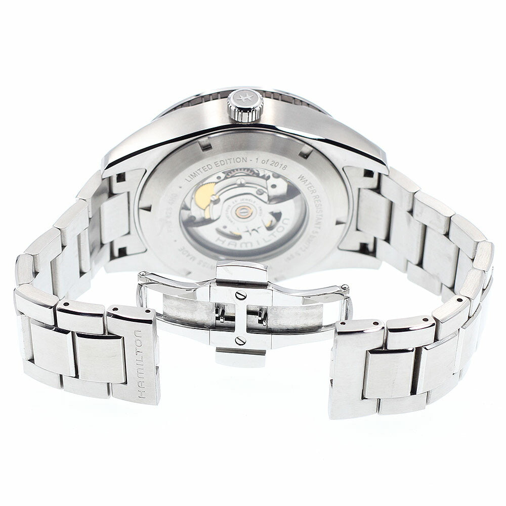 HAMILTON H437250 Broadway GMT Limited Edition of 2018 pieces worldwide Automatic Men's Watch Excellent Condition with Warranty Card