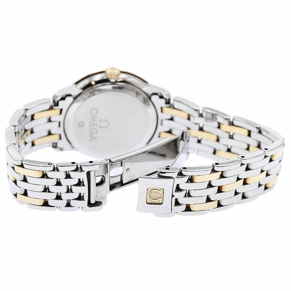 OMEGA 413.25.27.60.08.001 De Ville Prestige Diamond Bezel Quartz Ladies Watch with Warranty