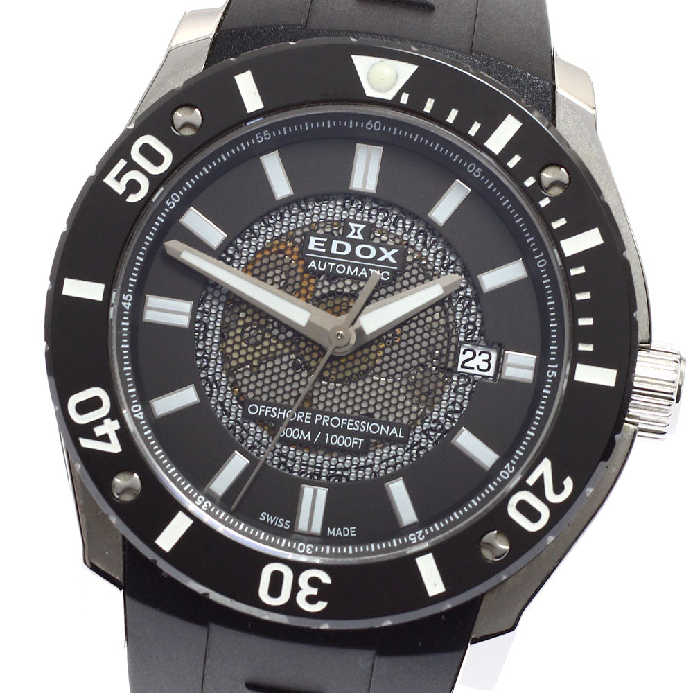 EDOX 80088-3-NIN3 Chrono Offshore 1 Professional Date Automatic Men's Watch Excellent Condition with Warranty.