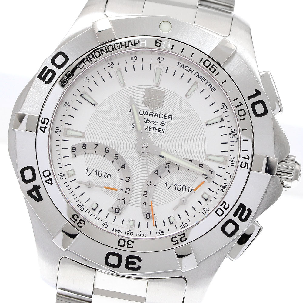 TAG Heuer CAF7011 Aquaracer Caliber S Chronograph Quartz Men's Watch (Good Condition)