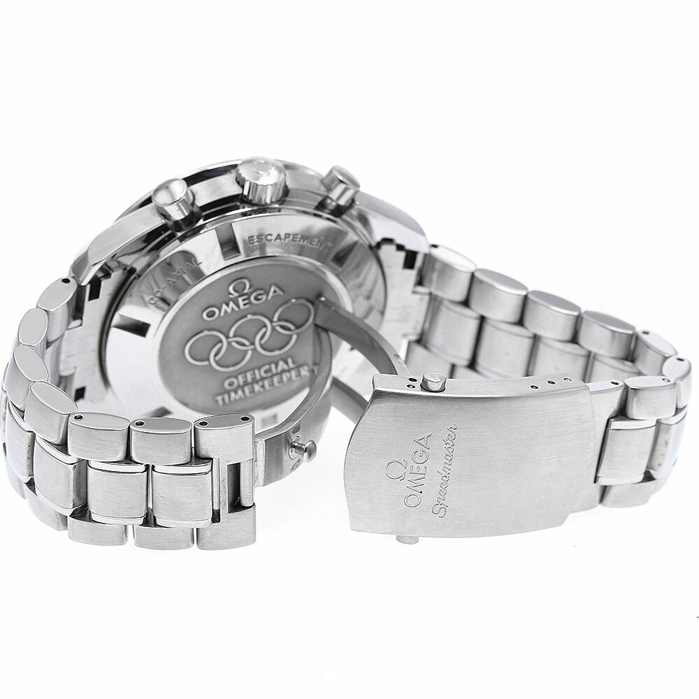 OMEGA 321.30.44.52.01.002 Olympic Collection Broad Arrow 5-Counter Chronograph Automatic Men's Watch (Good Condition)