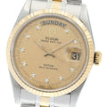TUDOR 76213 Prince Date-Day 10-Diamond Automatic Men's Watch