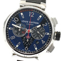 LOUIS VUITTON Q102V Tambour Chronograph Automatic Men's Watch with Box