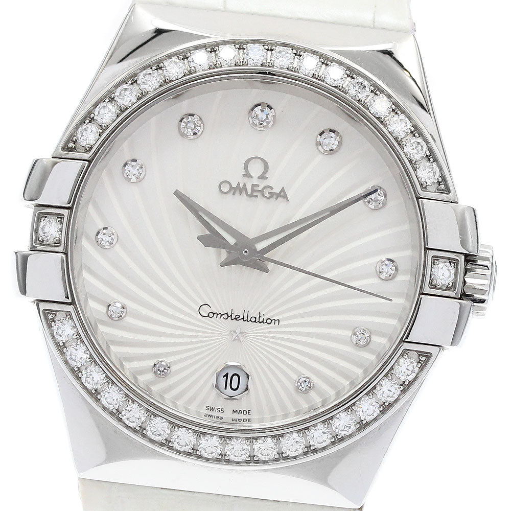 OMEGA 123.18.35.60.52.001 Constellation 11P Diamond Diamond Bezel Quartz Ladies