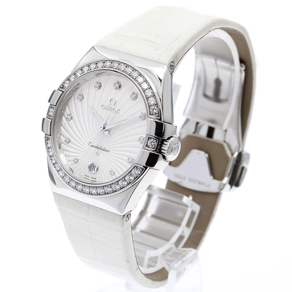 OMEGA 123.18.35.60.52.001 Constellation 11P Diamond Diamond Bezel Quartz Ladies