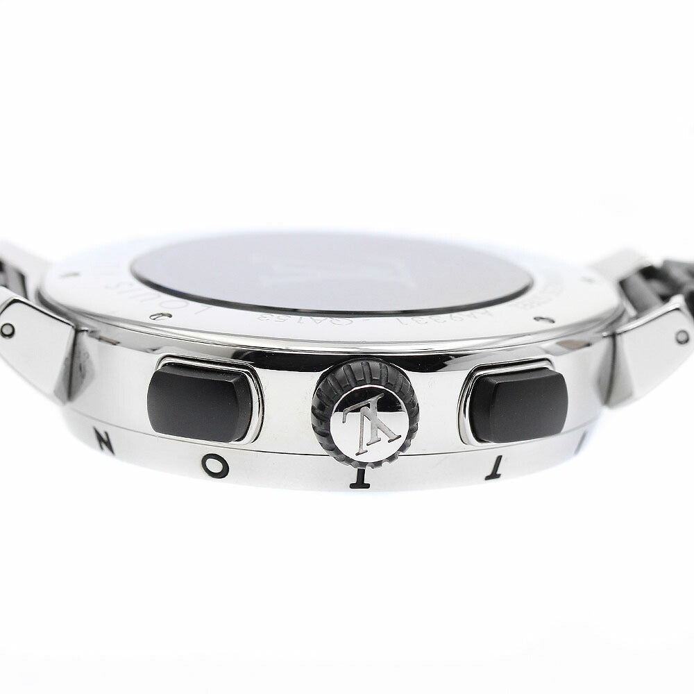 LOUIS VUITTON QA153 Tambour Outdoor Chronograph GMT Quartz Men's Watch Excellent Condition with Inner Box
