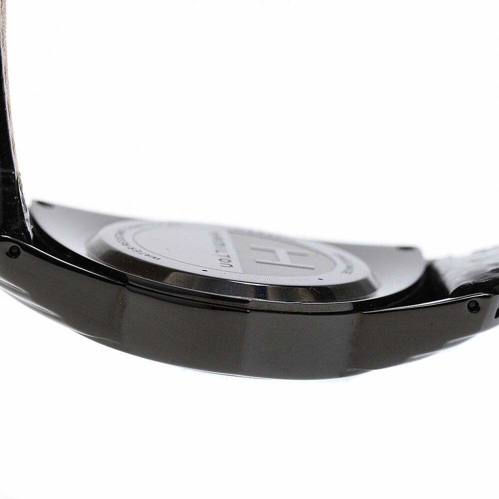 HAMILTON H244010 Ventura Full Black Quartz Men's Watch Excellent Condition with Box and Warranty Card