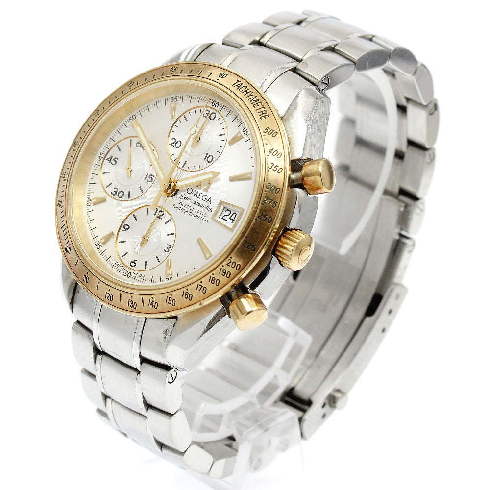 OMEGA 323.21.40.40.02.001 Speedmaster Date Chronograph Automatic Men's Watch with Warranty Card