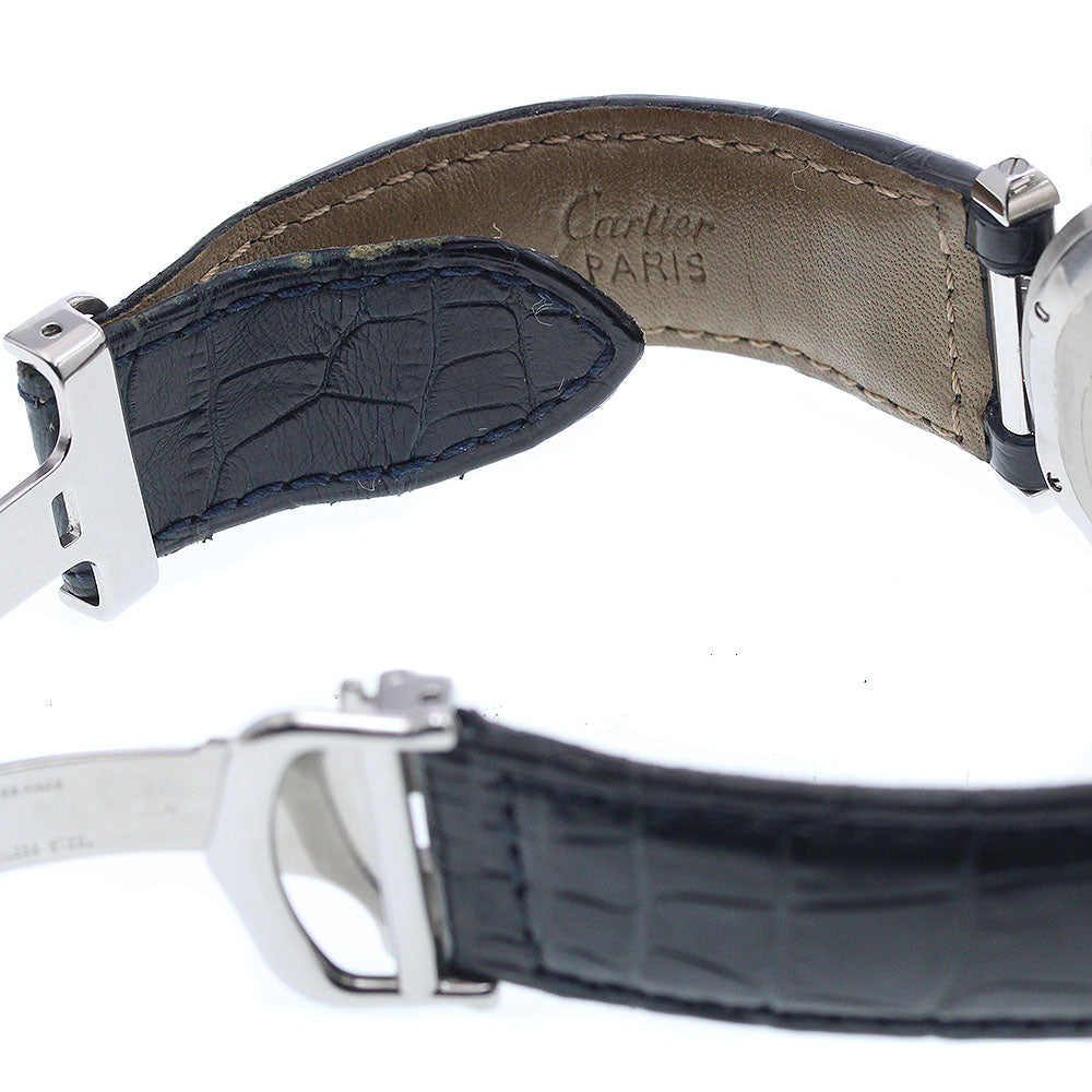 CARTIER W31011H3 Pasha 38mm Chronograph YG Bezel Quartz Men's Watch with Box and Warranty