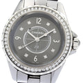 CHANEL H2565 J12 Chromatic 33mm Diamond Bezel 8P Quartz Ladies Watch Excellent Condition with Warranty Card
