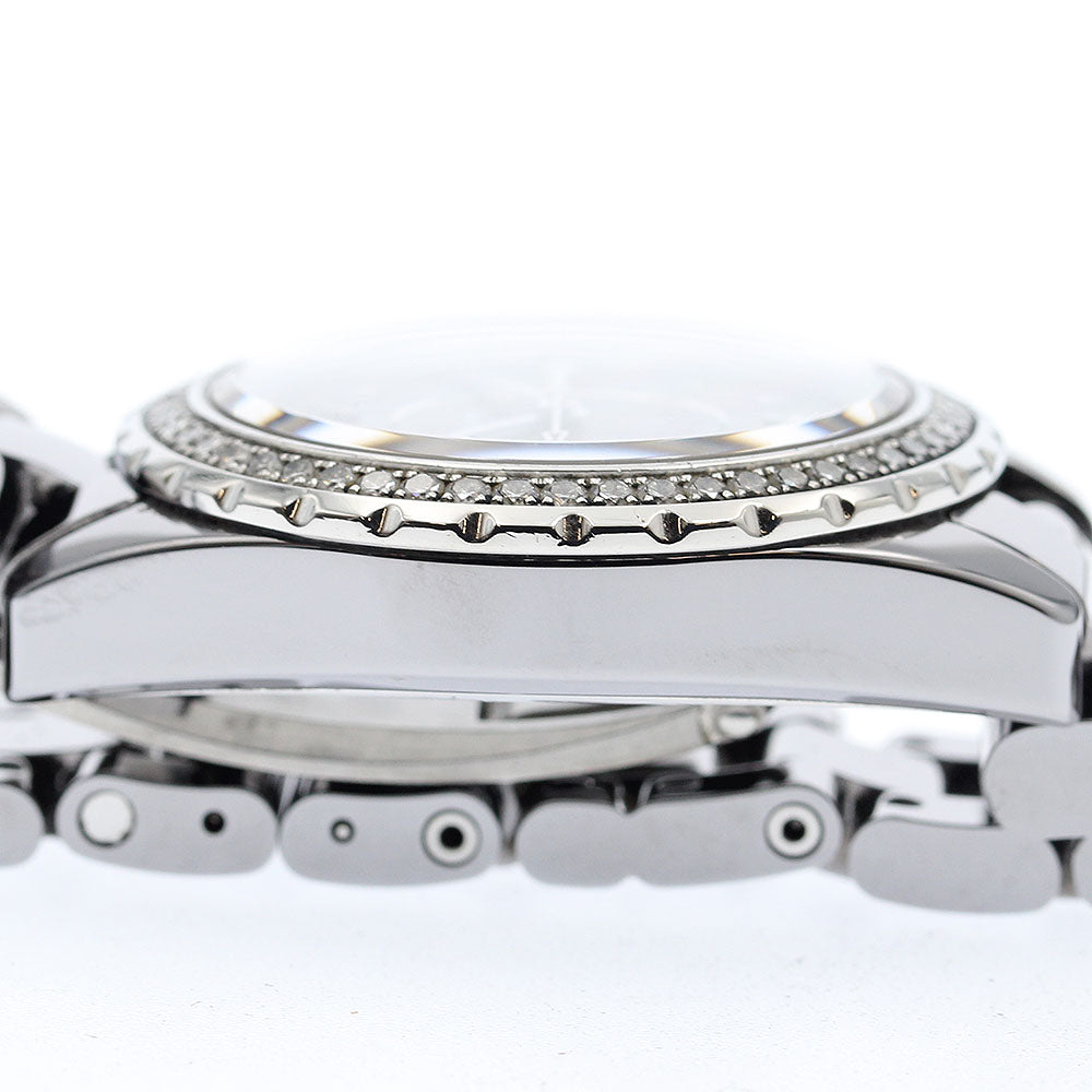 CHANEL H2565 J12 Chromatic 33mm Diamond Bezel 8P Quartz Ladies Watch Excellent Condition with Warranty Card
