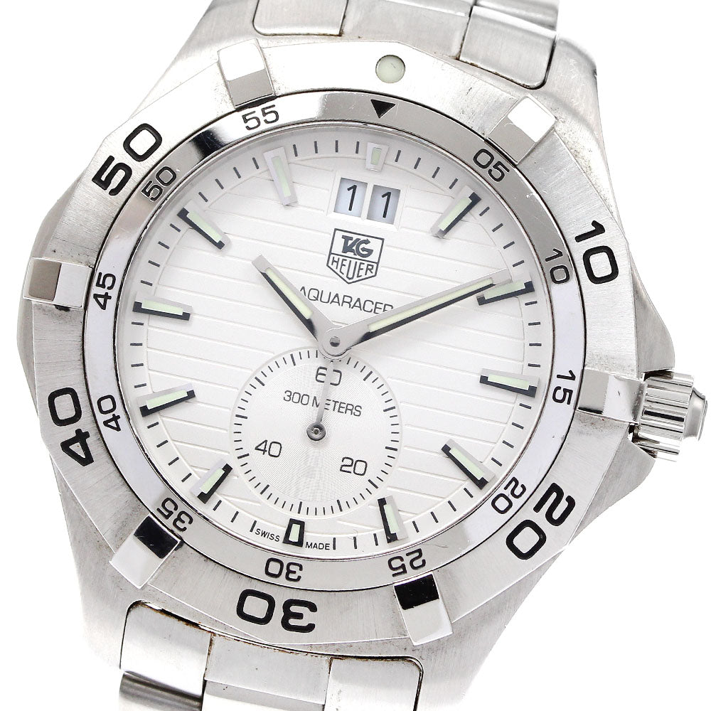 TAG Heuer WAF1015.BA0822 Aquaracer Grand Date Quartz Men's Watch with Warranty