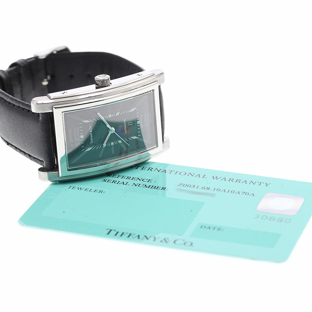 TIFFANY&Co. Z0031.68.10A10A70A Grand Date Automatic Men's Watch with Warranty Card