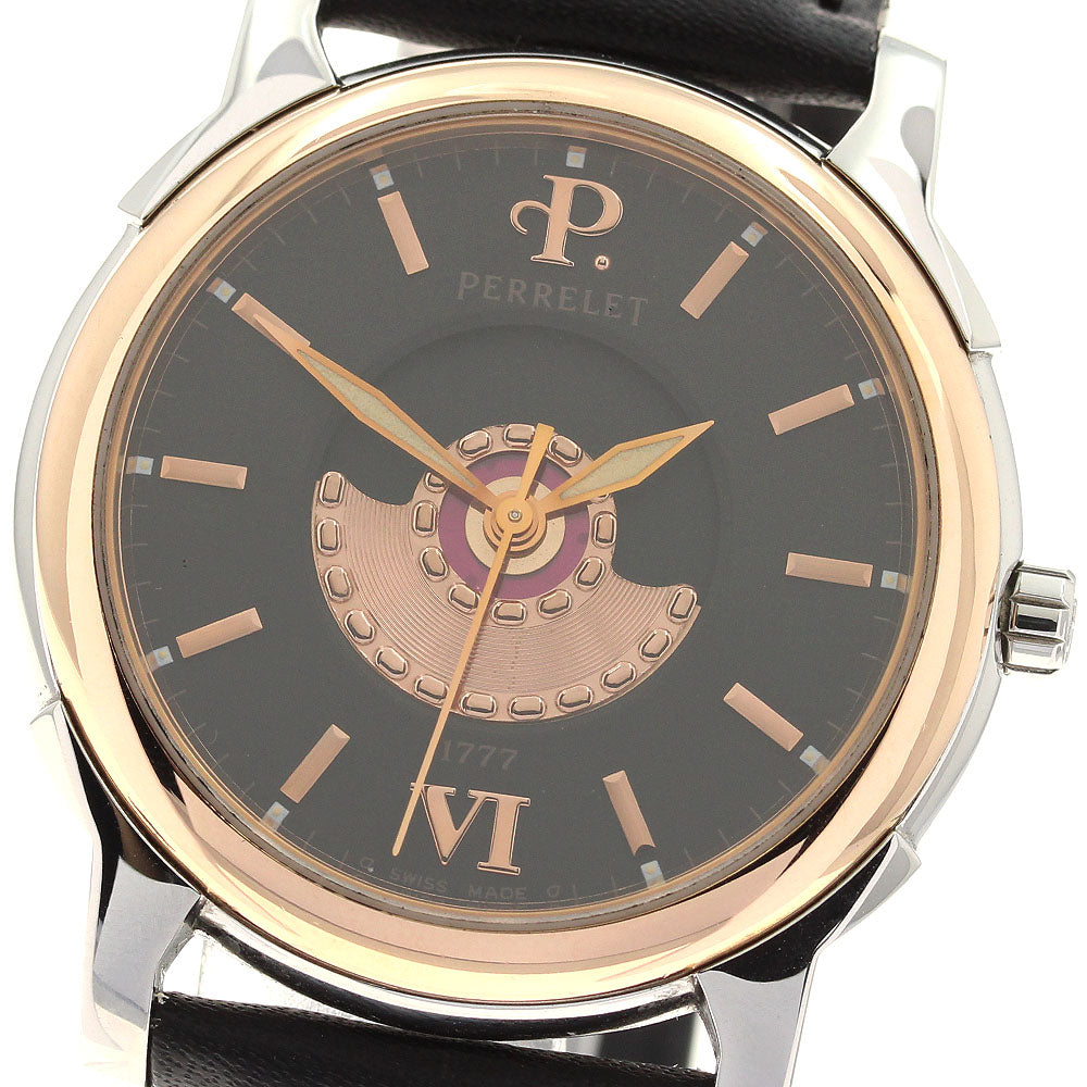 PERRELET Double Rotor PG Bezel Automatic Men's Watch (Good Condition)