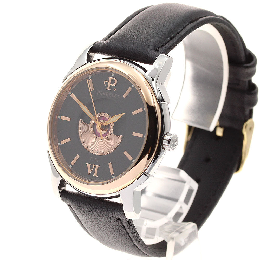 PERRELET Double Rotor PG Bezel Automatic Men's Watch (Good Condition)