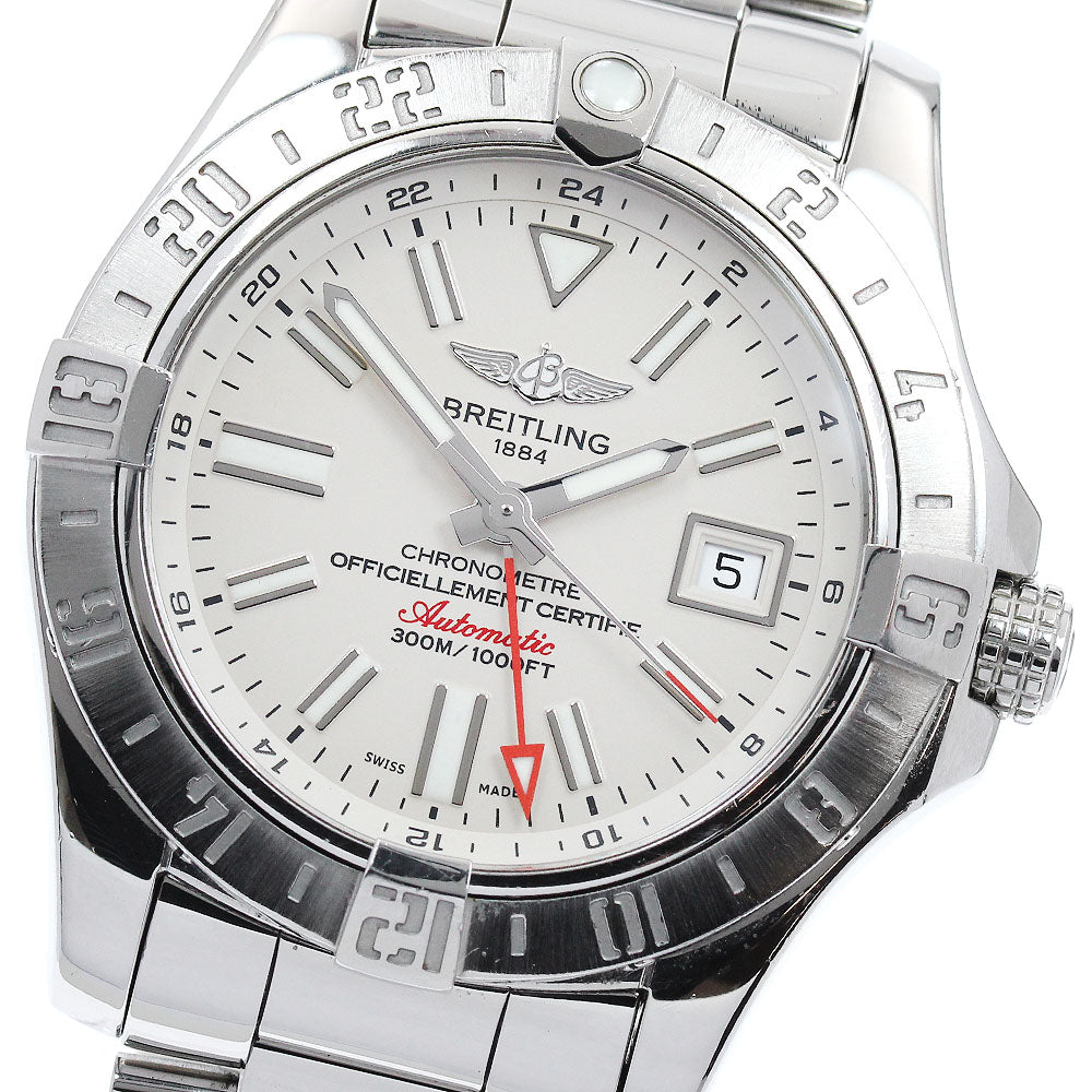 BREITLING A32390 Avenger II GMT Date Automatic Men's Watch with Warranty Card