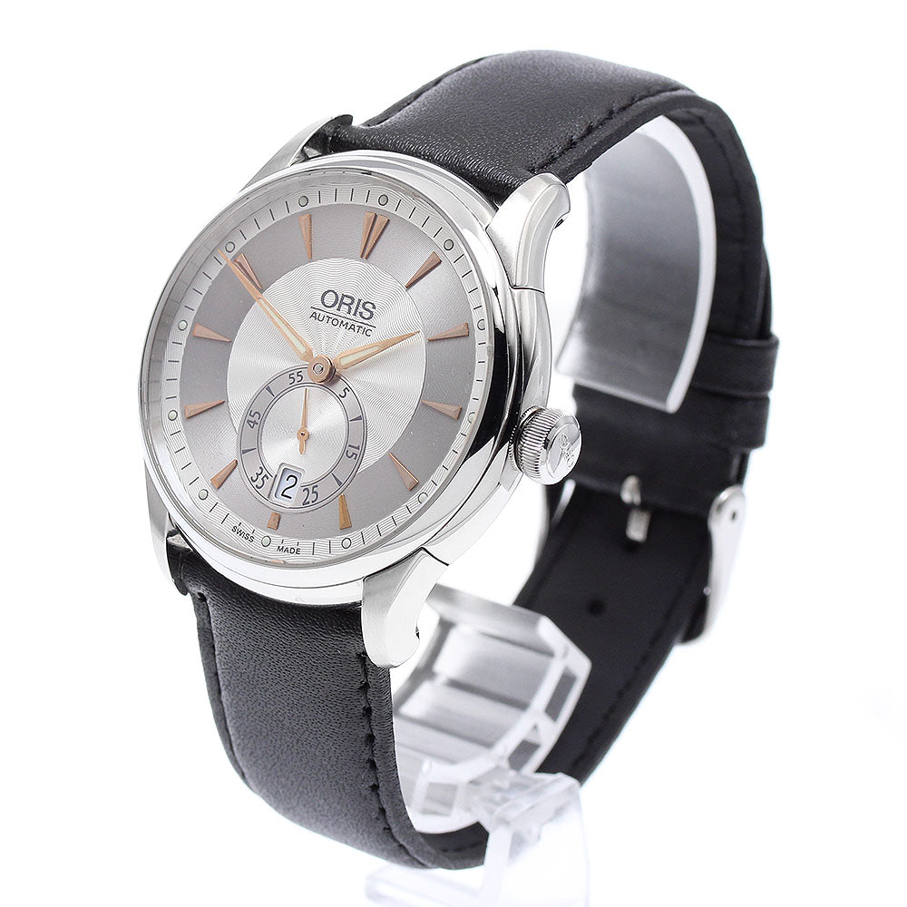 ORIS 7582 Artelier Date Small Seconds Automatic Men's Watch (Good Condition)