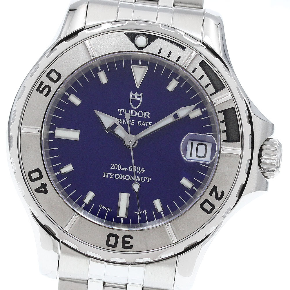 TUDOR 85190P Hydronaut Date Automatic Men's Watch Excellent Condition