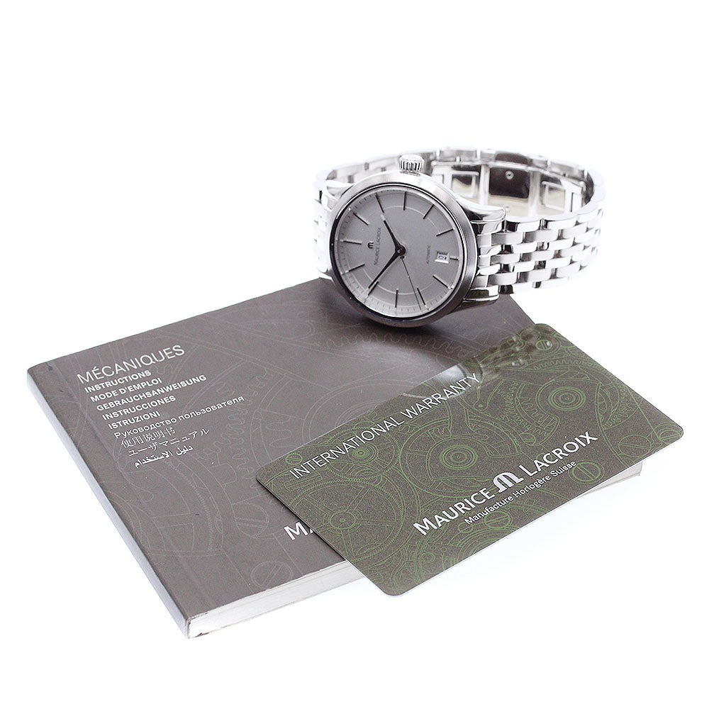 MAURICE LACROIX LC6017-SS002-130 Les Classiques Date Automatic Men's Watch with Warranty