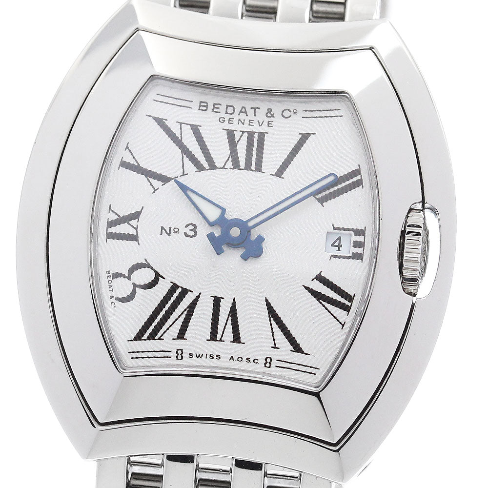 BEDAT&Co 334 Tonneau Watch No.3 Date Quartz Ladies' Watch Excellent Condition with Warranty.