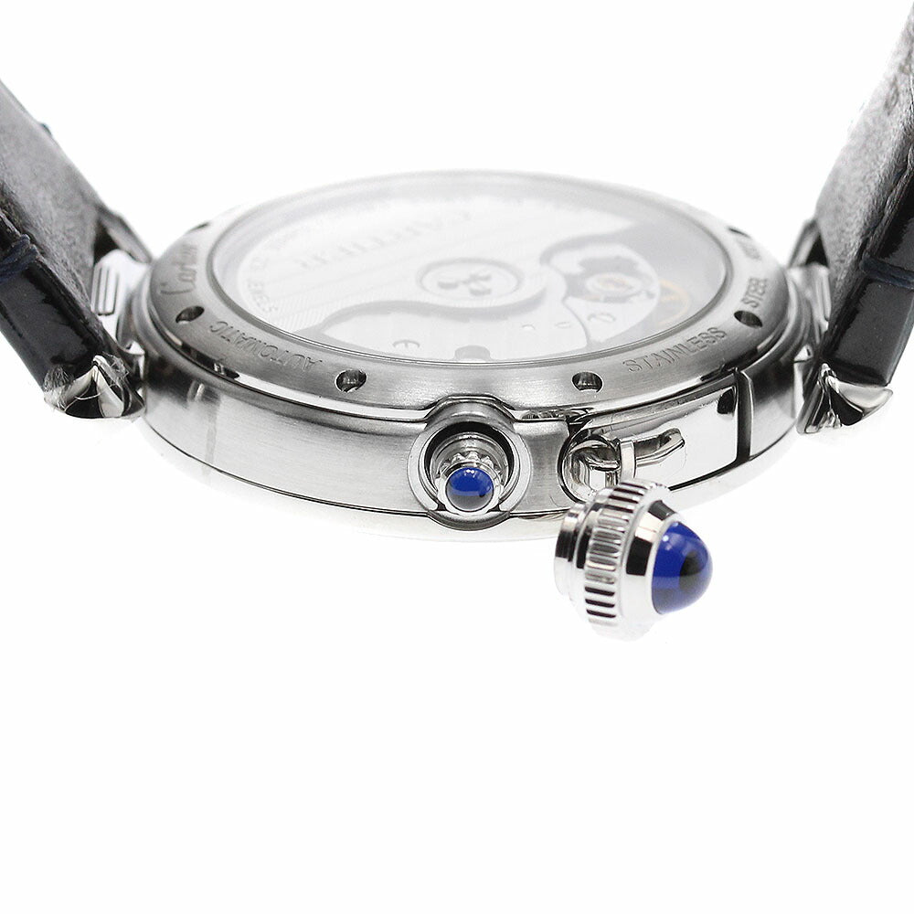 CARTIER WSPA0012 Pasha de Automatic Boys' Watch with inner box and warranty.