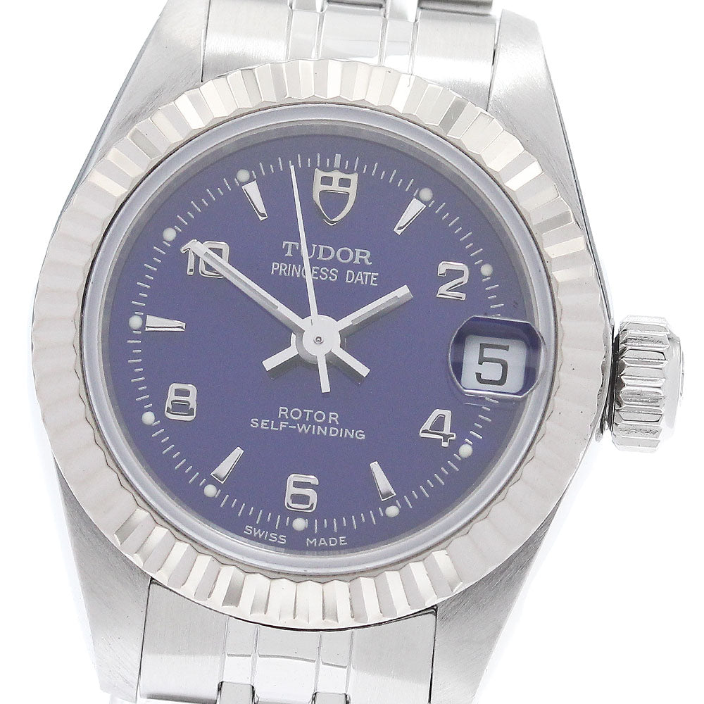 TUDOR 92514 Princess Date WG Bezel Automatic Ladies Watch - Excellent Condition