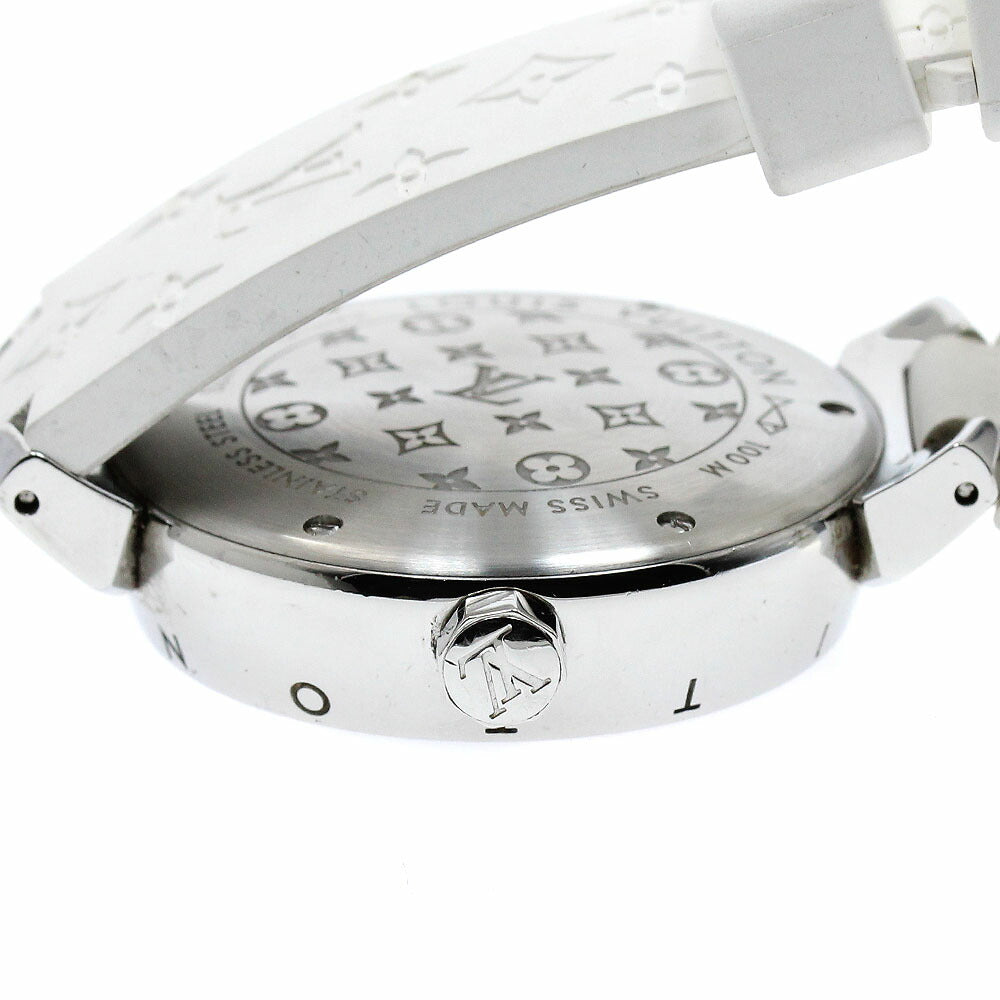 LOUIS VUITTON Q13M2 Tambour Attraction Heart Diamond Quartz Women's Watch with Box and Warranty