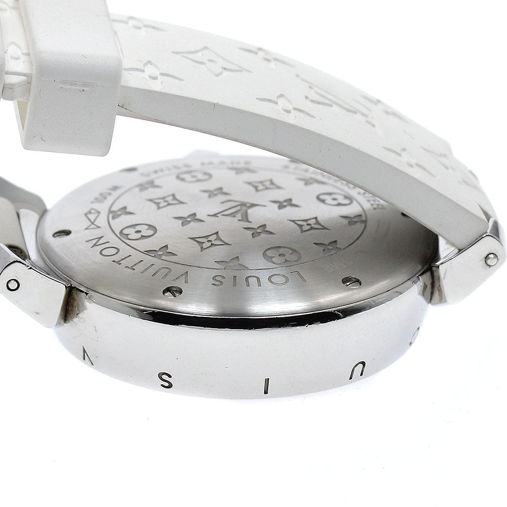 LOUIS VUITTON Q13M2 Tambour Attraction Heart Diamond Quartz Women's Watch with Box and Warranty