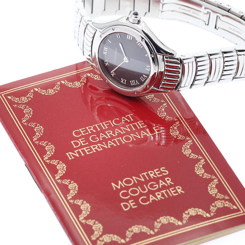 CARTIER W35017L4 Cougar SM Quartz Ladies Watch with Warranty