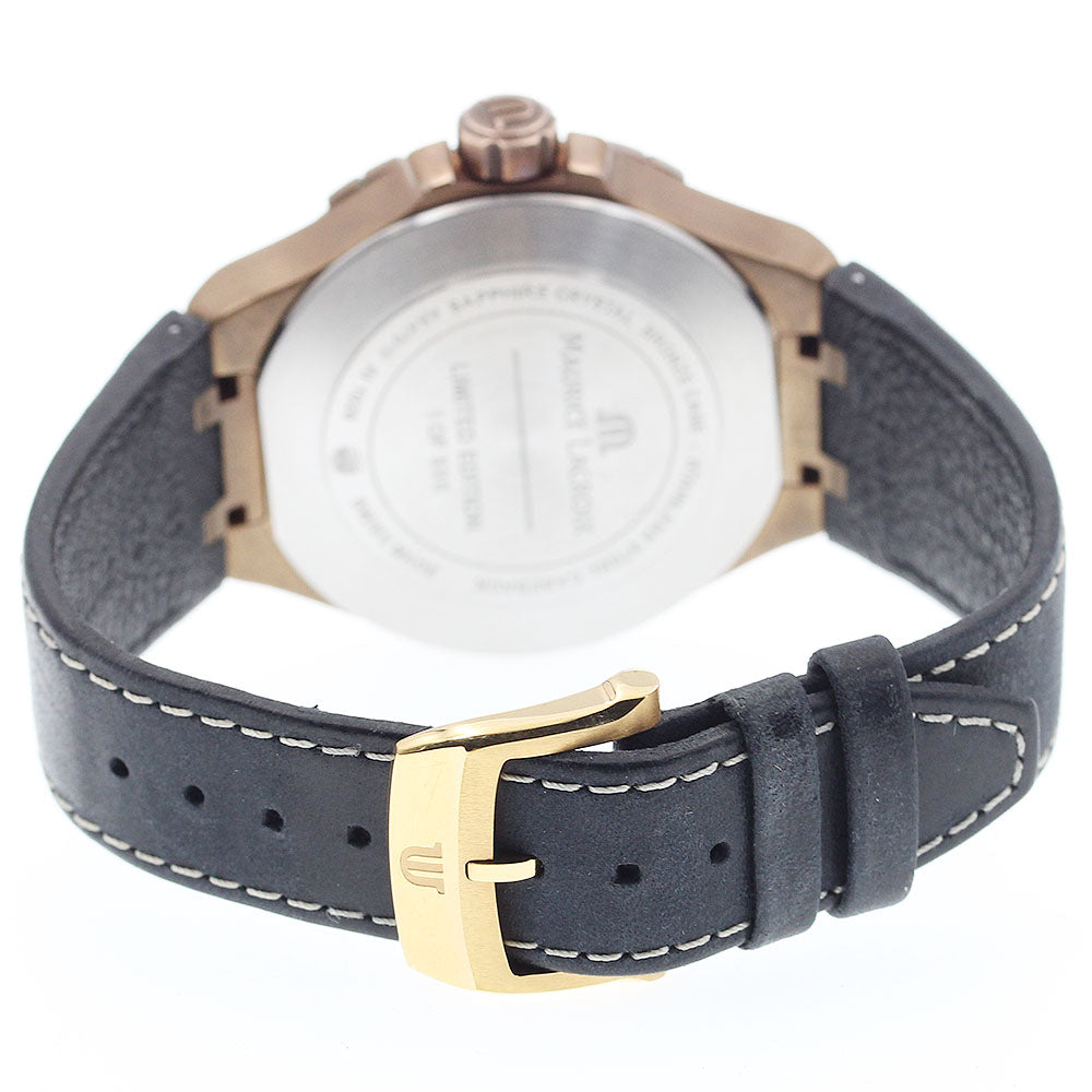 MAURICE LACROIX AI1028-BRZ01-420-1 Icon Bronze Limited Edition (500 pieces worldwide) Date Quartz Men's Watch with Warranty Card