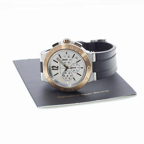 BVLGARI DG41SPGCH Diagono Velocissimo Chronograph Automatic Men's Watch