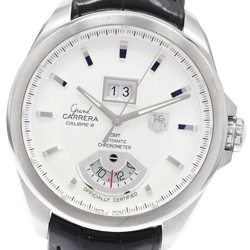 TAG Heuer WAV5112 Grand Carrera Caliber 8 GMT Automatic Men's Watch (Strap has a minor defect)