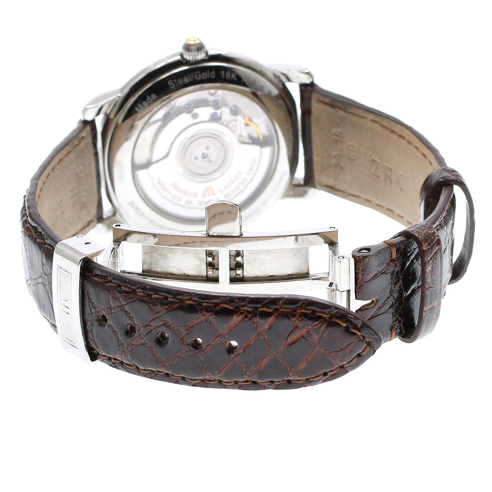 MAURICE LACROIX AD71712 Masterpiece Grand Guich Date Small Seconds Automatic Men's Watch