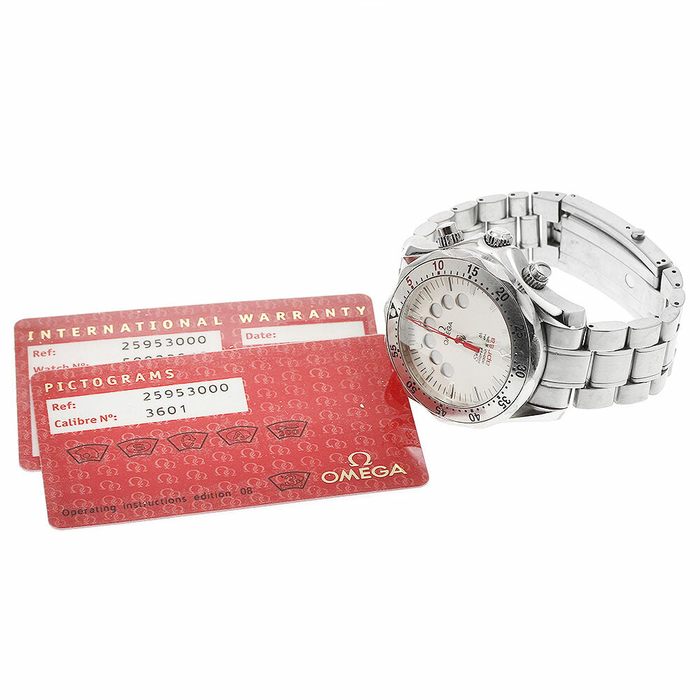 OMEGA 2595.30 Seamaster 300 Apnea Jacques Mayol Chronograph Automatic Men's Watch with Warranty