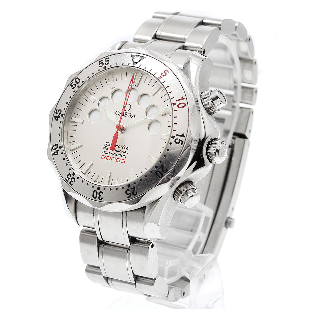 OMEGA 2595.30 Seamaster 300 Apnea Jacques Mayol Chronograph Automatic Men's Watch with Warranty