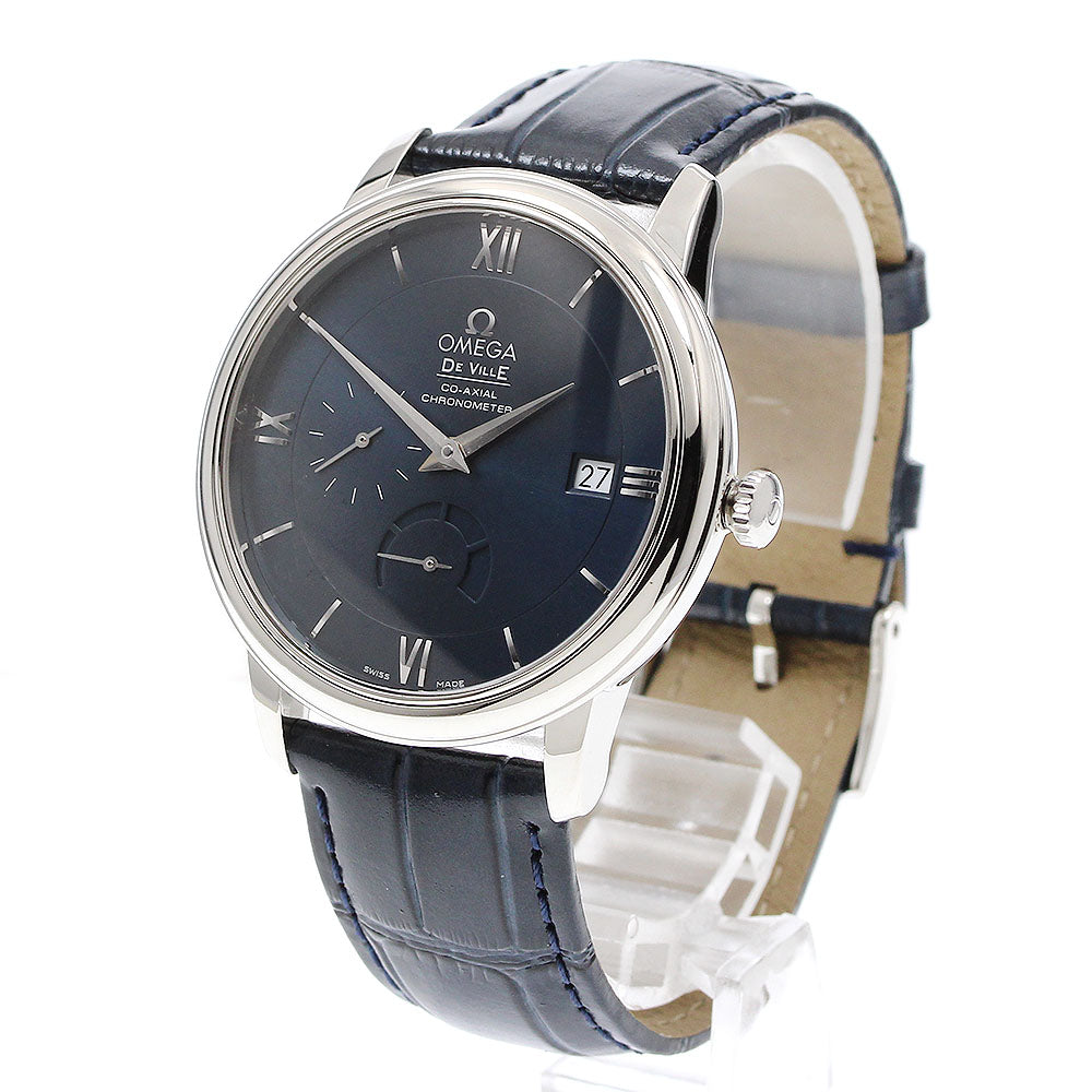 OMEGA 424.13.40.21.03.001 De Ville Prestige Power Reserve Automatic Men's Watch (Good Condition)