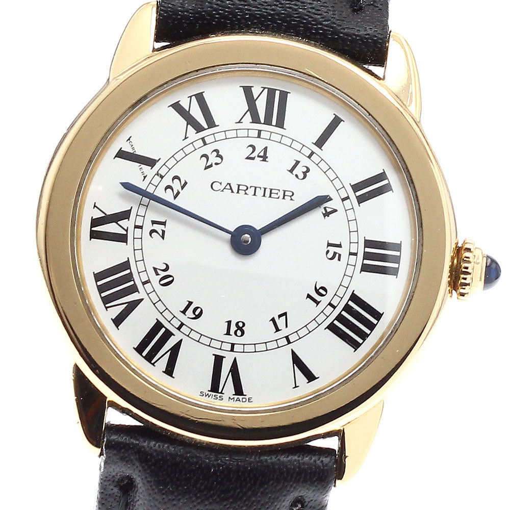 CARTIER W6700355 Ronde Solo SM K18YG Quartz Women's Watch
