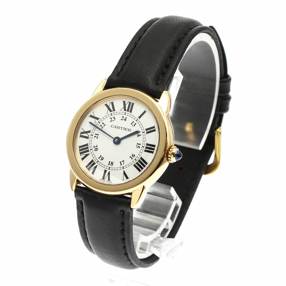 CARTIER W6700355 Ronde Solo SM K18YG Quartz Women's Watch