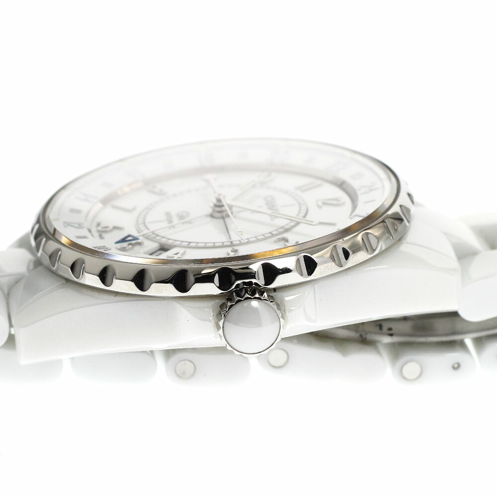 CHANEL H3103 J12 38MM GMT Automatic Men's Watch Excellent Condition with Warranty Card