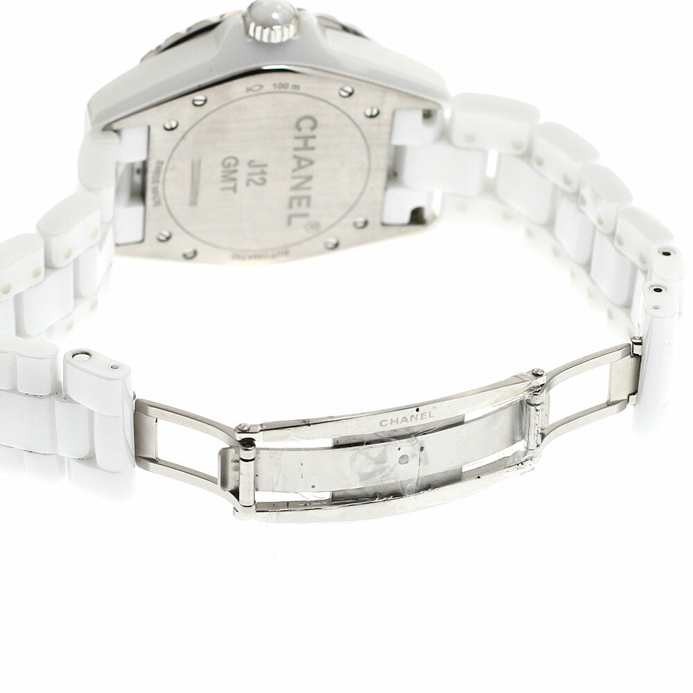 CHANEL H3103 J12 38MM GMT Automatic Men's Watch Excellent Condition with Warranty Card