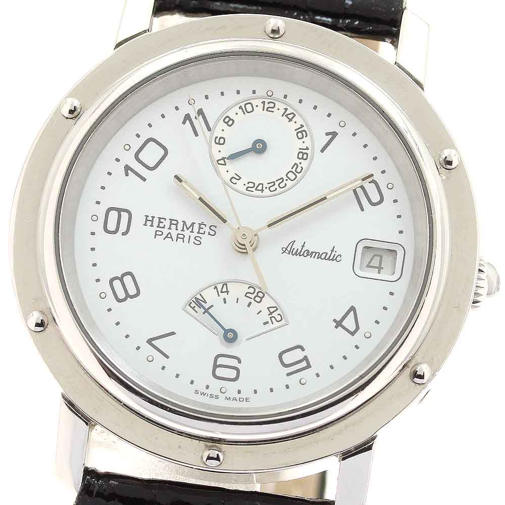 HERMES CL5.710 Clipper Date GMT Automatic Men's Watch