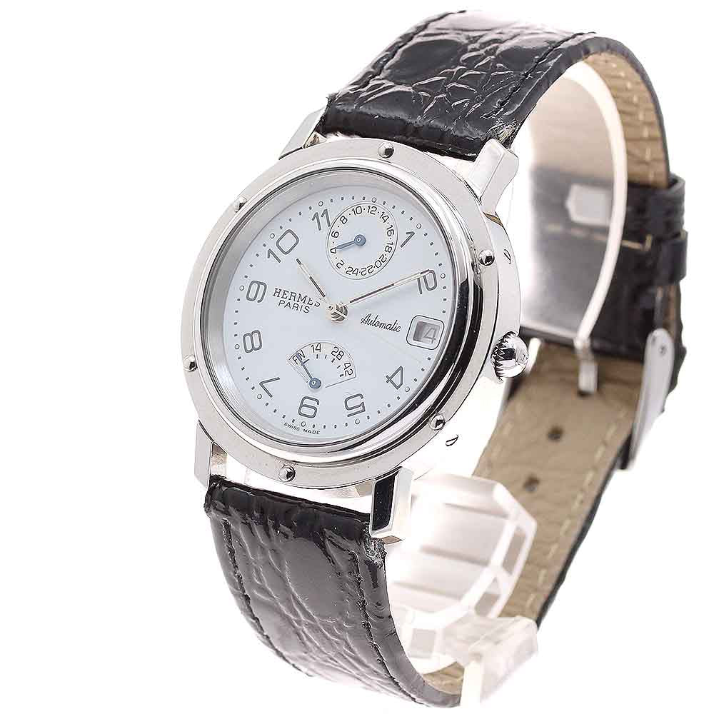HERMES CL5.710 Clipper Date GMT Automatic Men's Watch