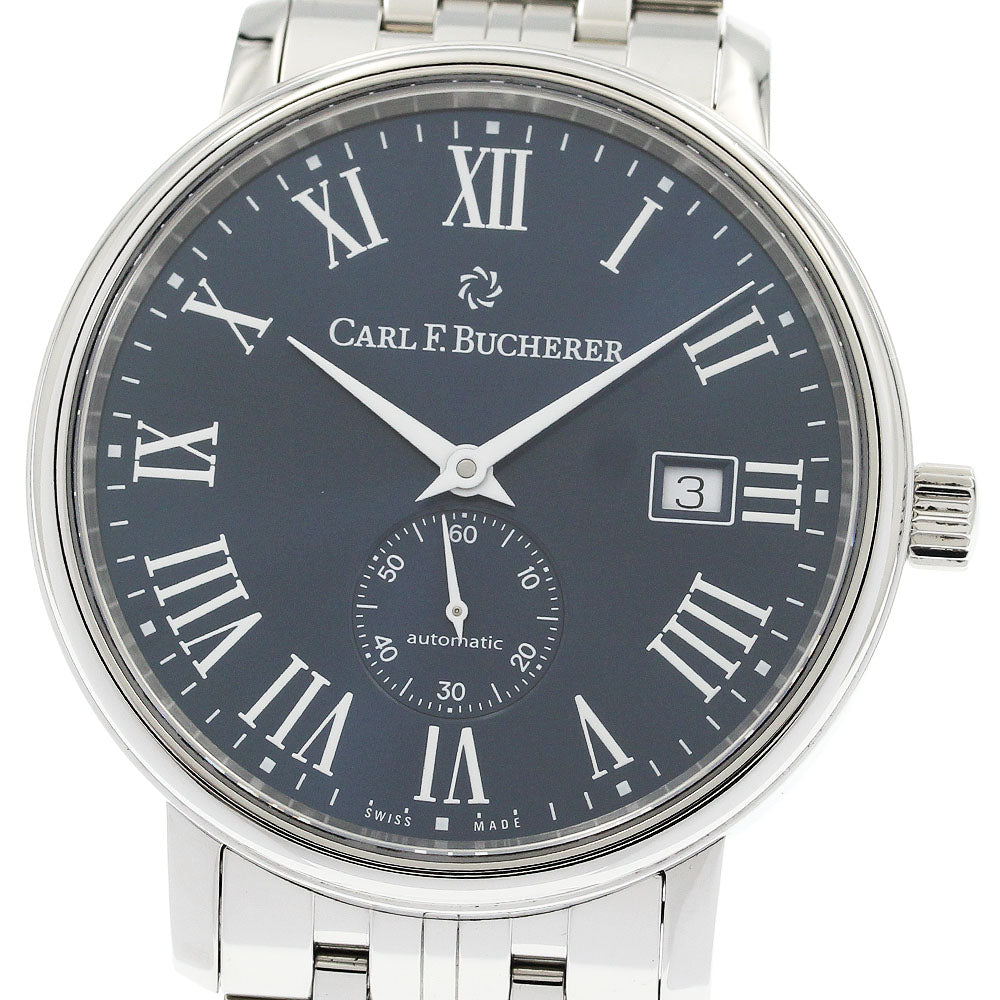 CARL F.BUCHERER 00.10321.08.51.21 Adamavi Date Small Seconds Automatic Men's Watch - Excellent Condition