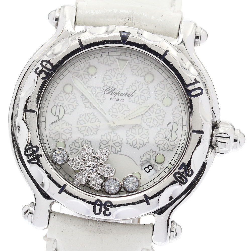Chopard 28/8948 Happy Sport Snowflake 3-Diamond Quartz Women's Watch