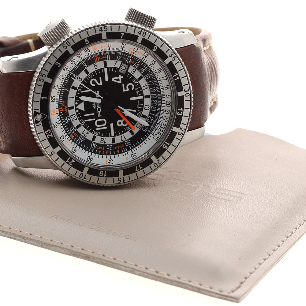 FORTIS 666.10.148 B-47 Calculator Date Automatic Men's Watch Excellent Condition with Warranty.