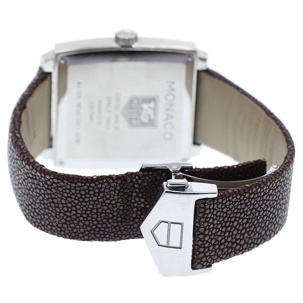 TAG Heuer WAW1316 Monaco Lady Grand Date 13P Diamond Bezel Quartz Women's Watch