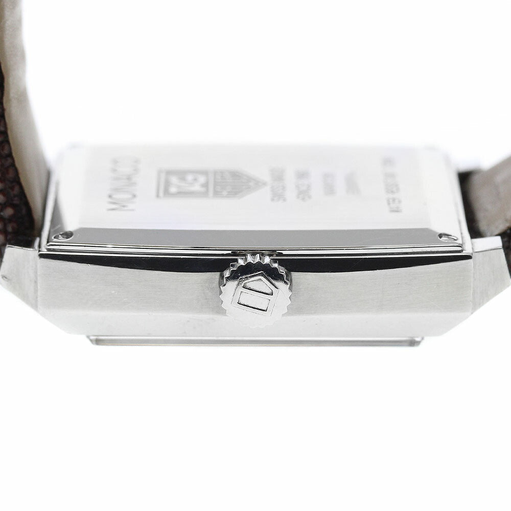TAG Heuer WAW1316 Monaco Lady Grand Date 13P Diamond Bezel Quartz Women's Watch