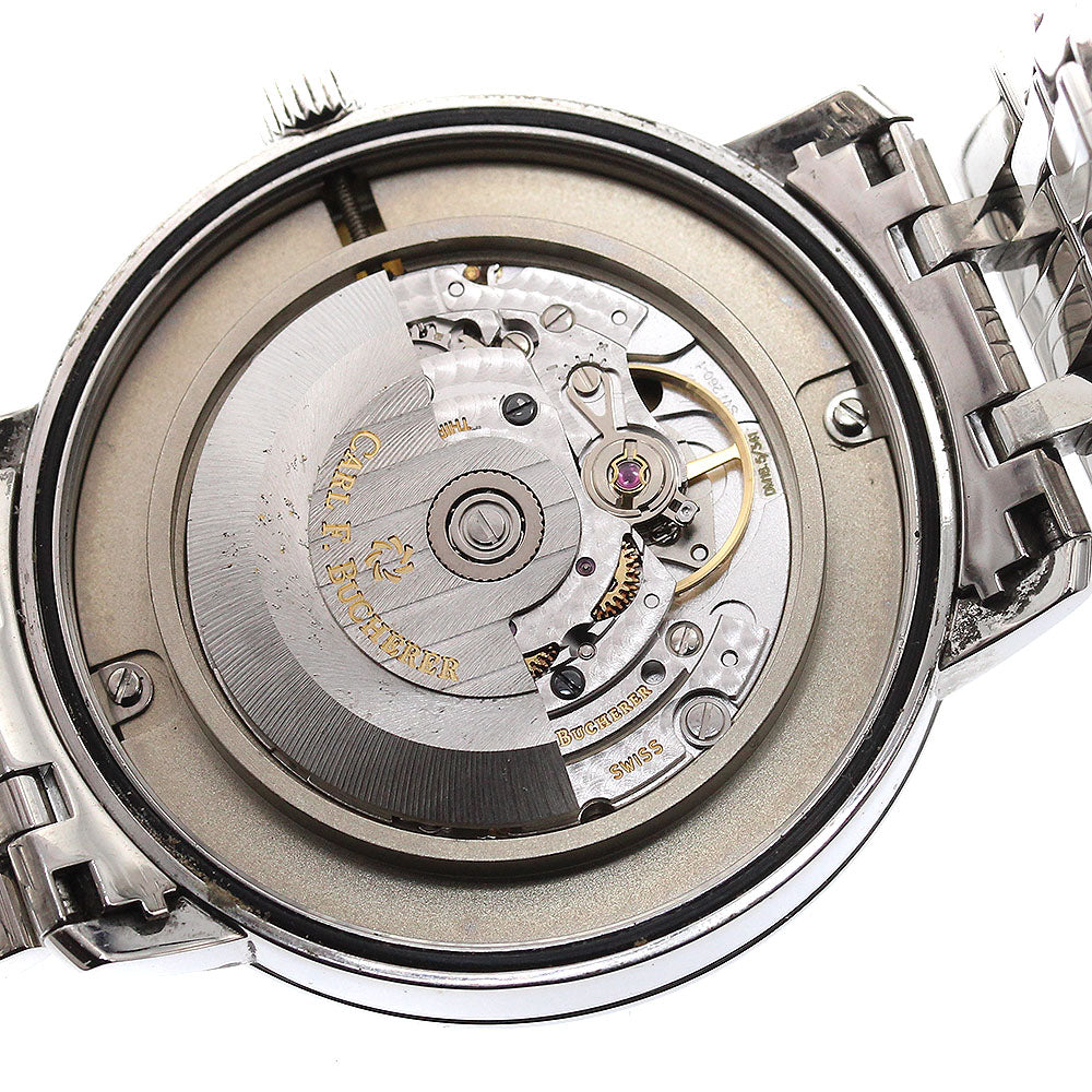 CARL F.BUCHERER 00.10321.08.21.21 Adamavi Small Seconds Cal.260-1 Automatic Men's Watch Excellent Condition