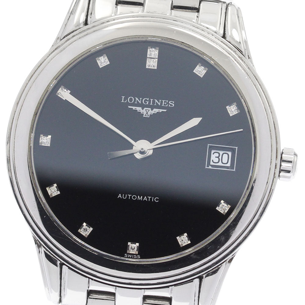LONGINES L4.774.4 Flagship Date 12P Diamond Automatic Men's Watch